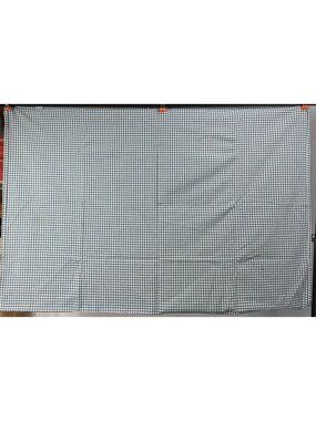 Bellora Cotton Checkered Gingham Rectangle 53" x 72" Tablecloth White Green